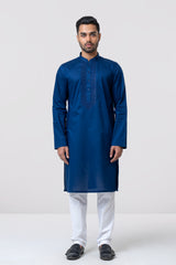 Regular Fit Embroidered Semi-Formal Panjabi