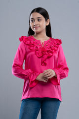 Junior Girls Western Fashion Top (10-14 Years)