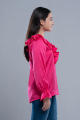 Junior Girls Western Fashion Top (10-14 Years)