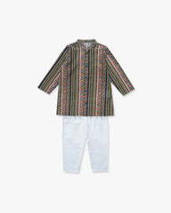 Newborn Boys' Panjabi Set (6-18 Months)