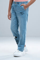 Girls Denim Bottom (6-8 Years) - Disney