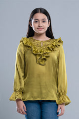 Junior Girls Western Fashion Top (10-14 Years)