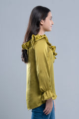 Junior Girls Western Fashion Top (10-14 Years)