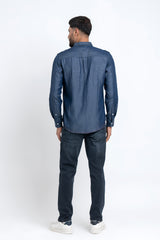 Regular Fit Denim Casual Shirt