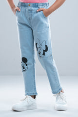 Girls Denim Bottom (6-8 Years) - Disney