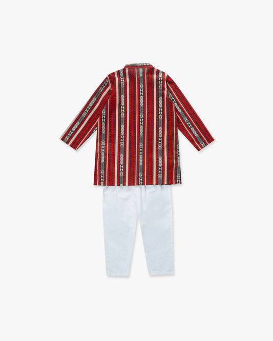 Newborn Boys' Panjabi Set (6-18 Months)