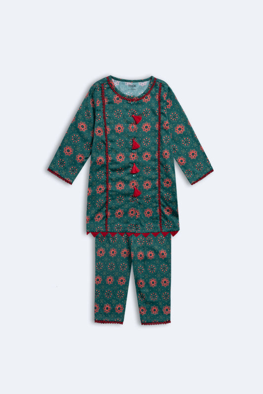 Newborn Girls Ethnic Set (6-18 Months)