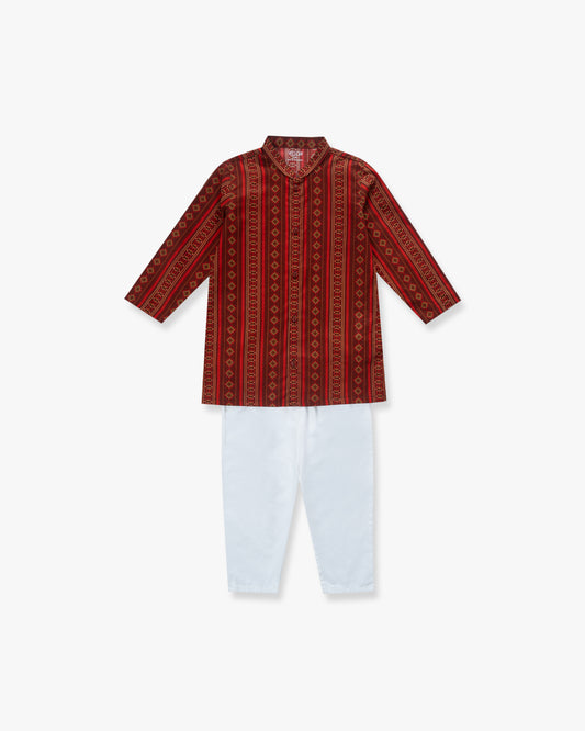 Newborn Boys' Panjabi Set (0-6 Months)