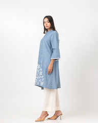 Relaxed Fit Embroidered One-Piece Ethnic Kurta