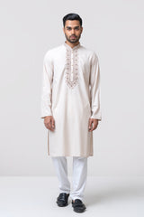 Regular Fit Embroidered Formal Panjabi