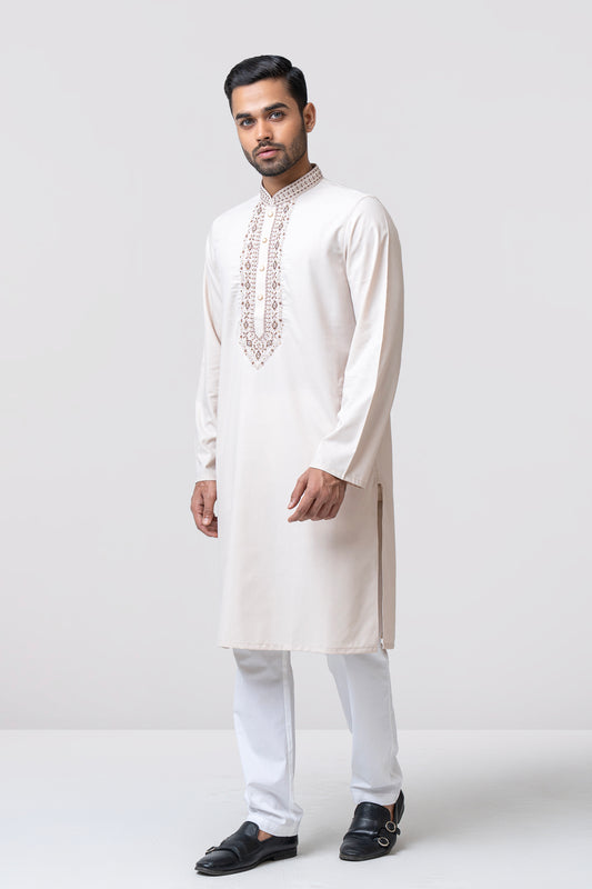 Regular Fit Embroidered Formal Panjabi