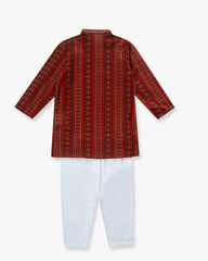 Newborn Boys' Panjabi Set (0-6 Months)
