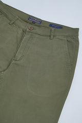 Slim Fit Solid Chinos