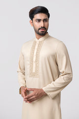 Regular Fit Embroidered Semi-Formal Panjabi