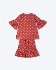Newborn Girls' Ethnic Set (3-6 Months)