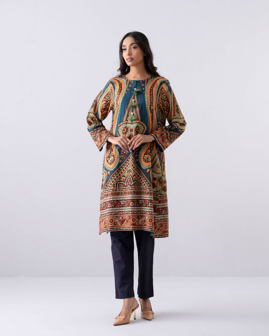 Smart Fit Printed One-Piece Lawn Kurti