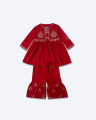 Newborn Girls' Ethnic Partywear Set (6-18 Months)
