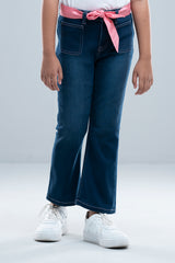 Girls Denim Bottom (6-8 Years)