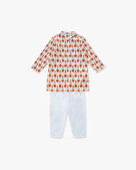 Newborn Boys' Panjabi Set (6-18 Months)