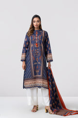 Relaxed Fit Printed Two-Piece Lawn