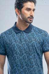 Relaxed Fit Pique Fabric Washed Polo Shirt