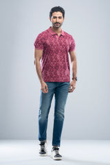 Regular Fit Printed Polo Shirt