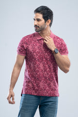 Regular Fit Printed Polo Shirt