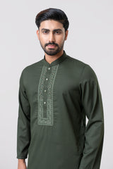Regular Fit Embroidered Semi-Formal Panjabi