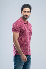 Regular Fit Printed Polo Shirt