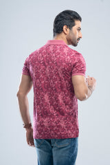 Regular Fit Printed Polo Shirt
