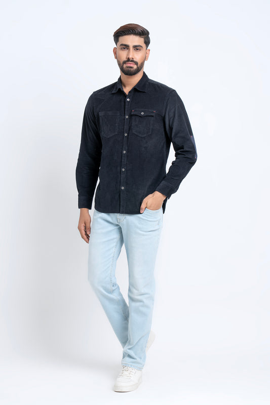 Regular Fit Corduroy Casual Shirt