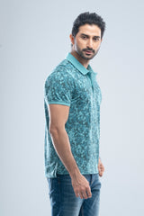 Regular Fit Printed Polo Shirt