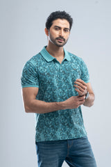 Regular Fit Printed Polo Shirt