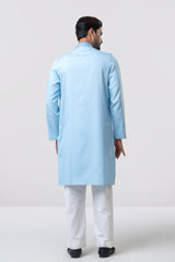 Regular Fit Embroidered Semi-Formal Panjabi