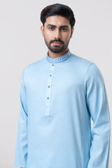 Regular Fit Embroidered Semi-Formal Panjabi