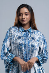 Relaxed Fit Two-Piece Semi-Formal Ethnic Kaftan Set