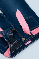 Girls Denim Bottom (6-8 Years)