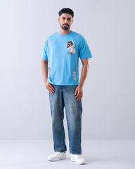 Oversized Fit Patch Work T-Shirt