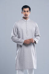Regular Fit Embroidered Semi-Formal Panjabi