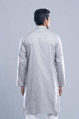 Regular Fit Embroidered Semi-Formal Panjabi