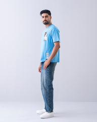 Oversized Fit Patch Work T-Shirt