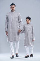 Regular Fit Embroidered Semi-Formal Panjabi