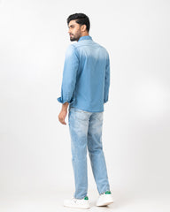 Regular Fit Solid Casual Shirt