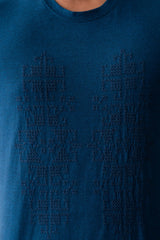 Regular Fit Tribal Design T-Shirt