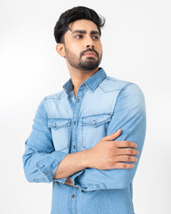 Regular Fit Solid Casual Shirt