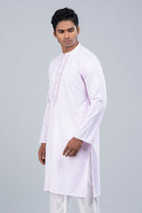 Regular Fit Embroidered Semi-Formal Panjabi