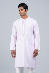 Regular Fit Embroidered Semi-Formal Panjabi