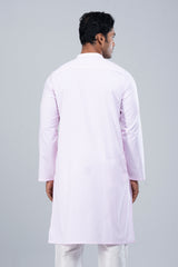 Regular Fit Embroidered Semi-Formal Panjabi