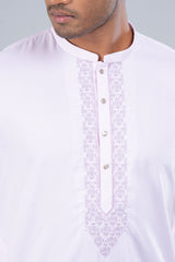 Regular Fit Embroidered Semi-Formal Panjabi