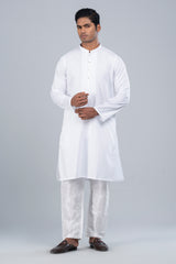 Regular Fit Embroidered Semi-Formal Panjabi